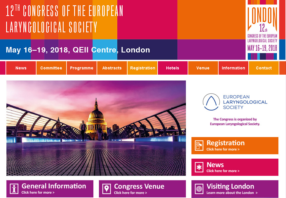 The 12th ELS Congress 2018 – London