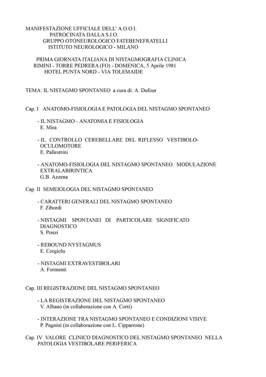 I-Giornata-Italiana-Di-Nistagmografia-Clinica---1981-1