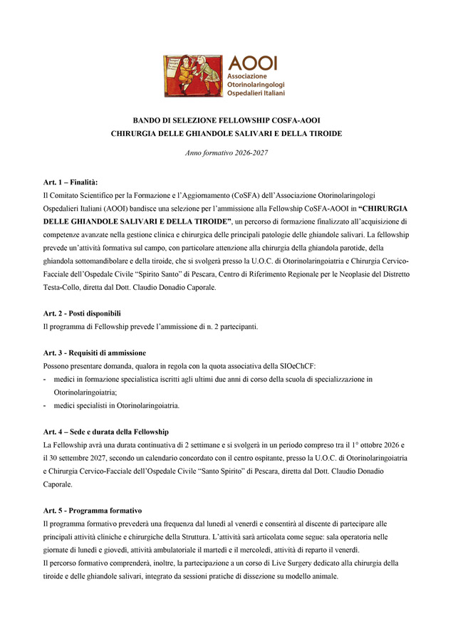 Bando-Fellowship-AOOI-Pescara-1